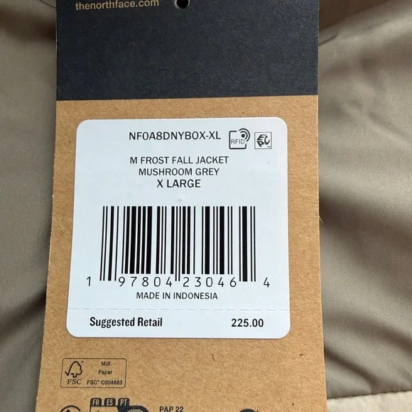 The North Face 600 Men's Frost Fall Jacket Size XL - Picture 8 of 15